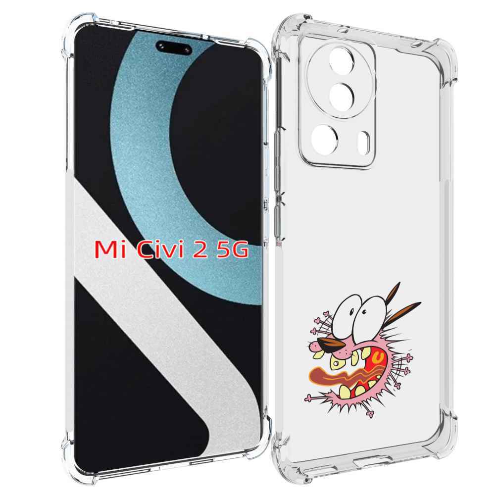 

Чехол MyPads испуганный бобик для Xiaomi Civi 2, Прозрачный, Tocco
