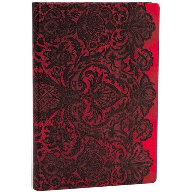 

Записная книжка Paperblanks Chic and Satin Black Dahlia Midi лин. 120*170мм, 176стр, Midi