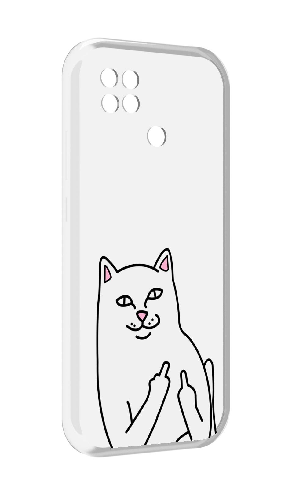 

Чехол MyPads котяра для Xiaomi Poco C40, Прозрачный, Tocco