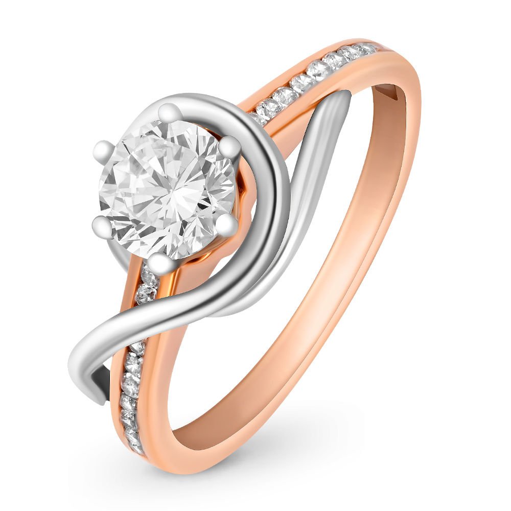 

Кольцо женское из красного золота с фианитом 585Gold 301003100, р. 17,5, 301003100