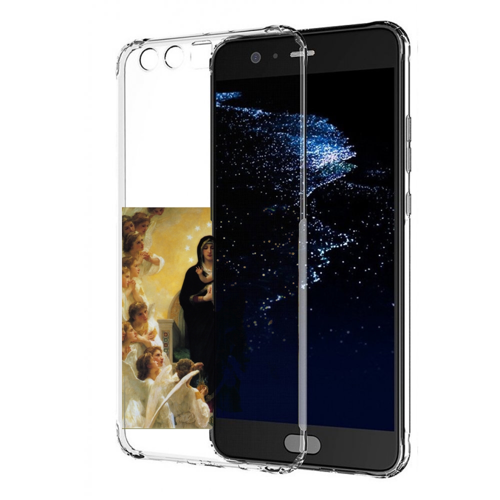 Чехол бампер MyPads дева-мария для Huawei P10 Plus противоударный