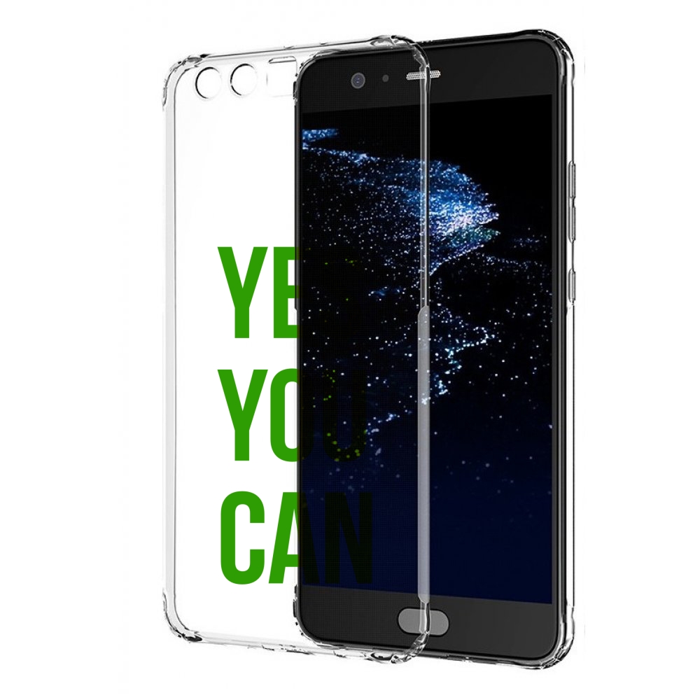 

Чехол бампер MyPads да-ты-можешь для Huawei P10 Plus противоударный, Прозрачный, Tocco