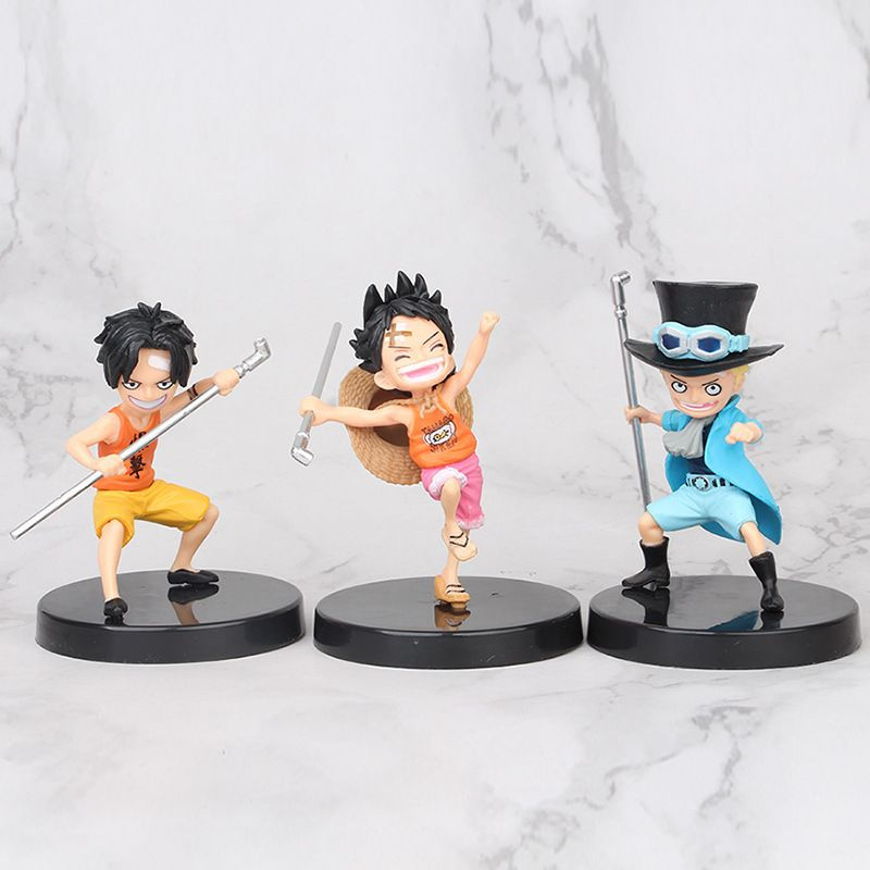 

Набор фигурок NoBrand One Piece: Luffy; Monkey D.Luffy; Sabo