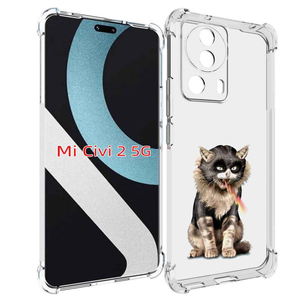 

Чехол MyPads дьяволский кот для Xiaomi Civi 2, Прозрачный, Tocco