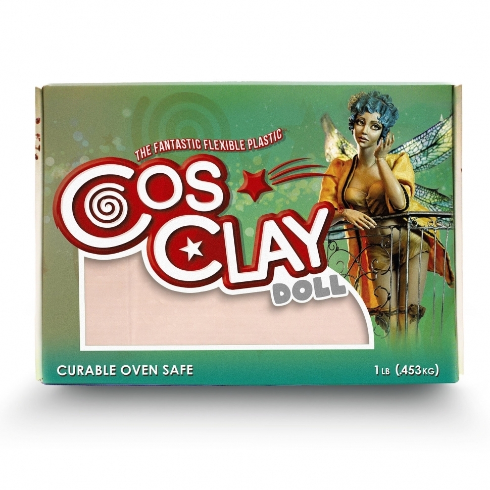 

Гибкая полимерная глина Cosclay Sculpt, Серый средний, 4х53г, Полимерная глина