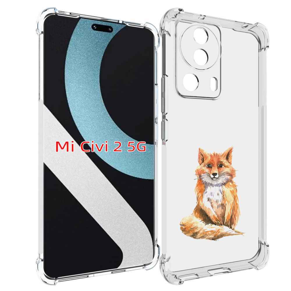

Чехол MyPads детская лиса для Xiaomi Civi 2, Прозрачный, Tocco