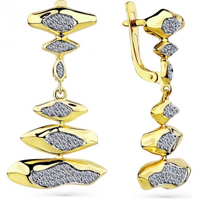 

Серьги из жёлтого золота с 120 бриллиантами Master Brilliant 2-308564-00-00, 2-308564-00-00