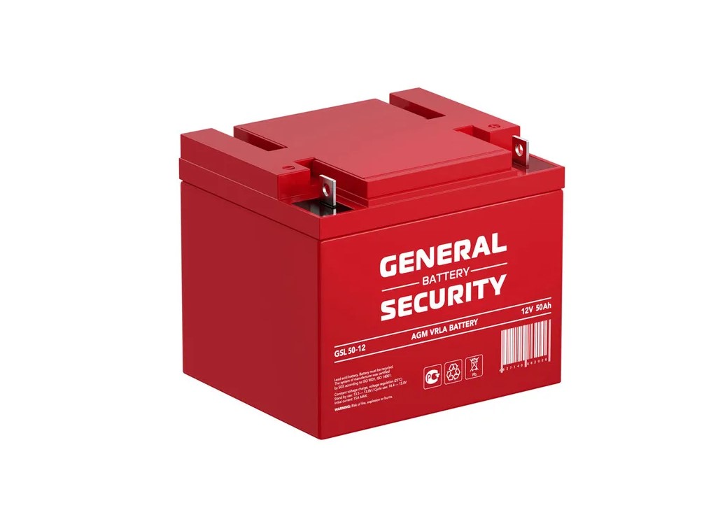 Аккумулятор для ИБП General Security GSL 50-12 50 А/ч 12 В (9041)