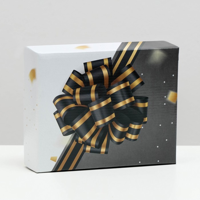 

Коробка крышка-дно "Лента", без окна, 18 х 15 х 5 см