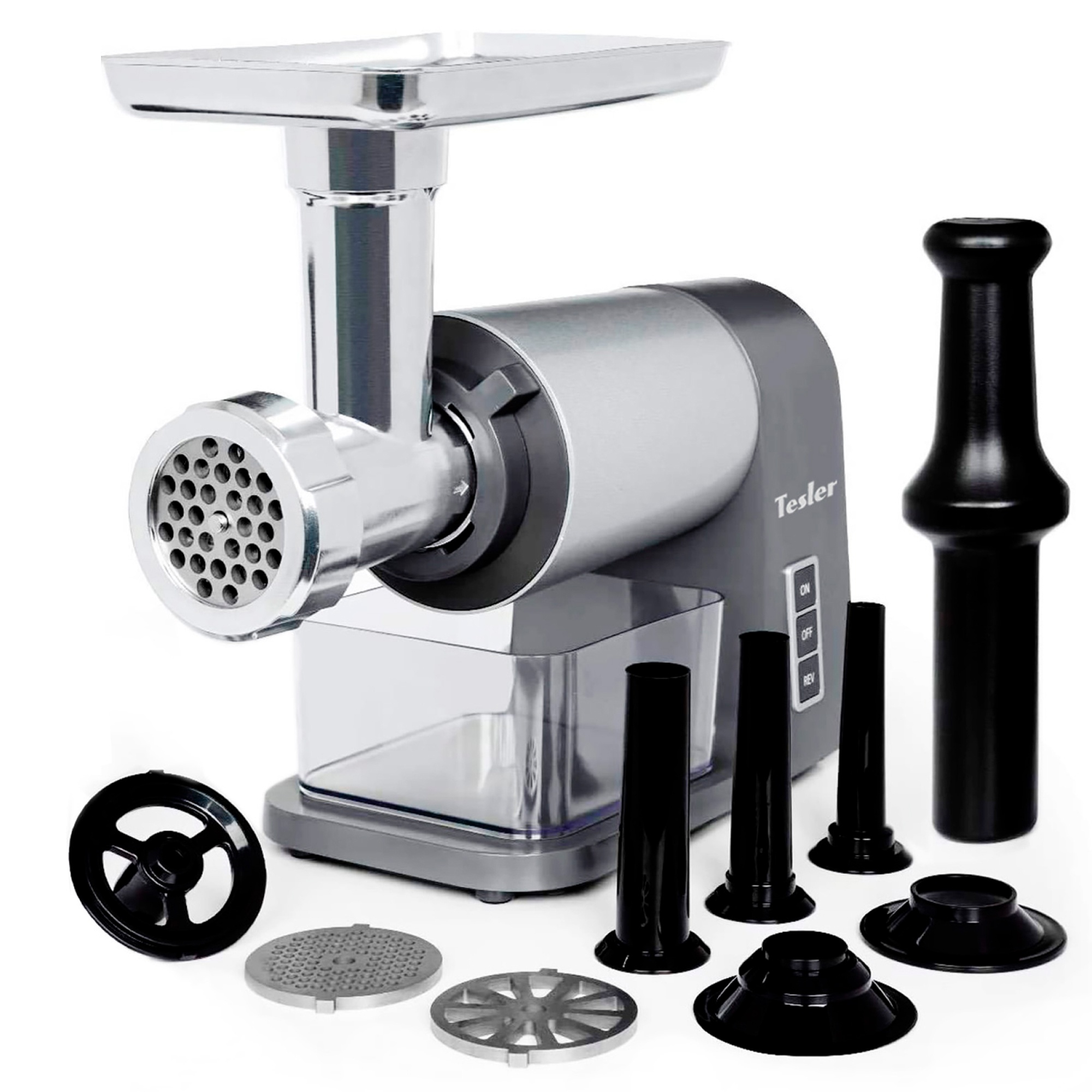 

Электромясорубка TESLER MG-2001 DC 600 Вт Silver, Black, MG-2001 DC