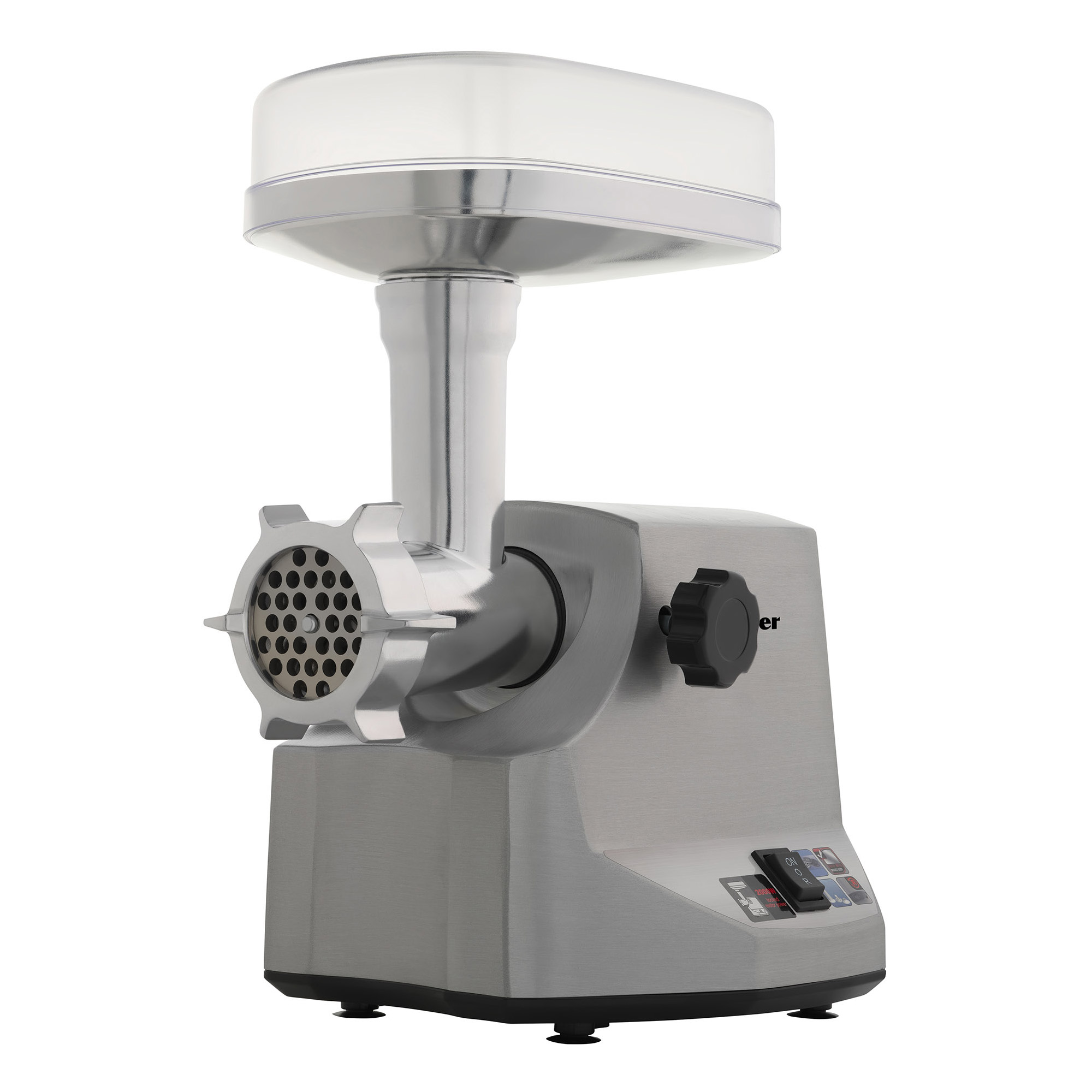 Электромясорубка TESLER MG-2000 700 Вт Silver, Black