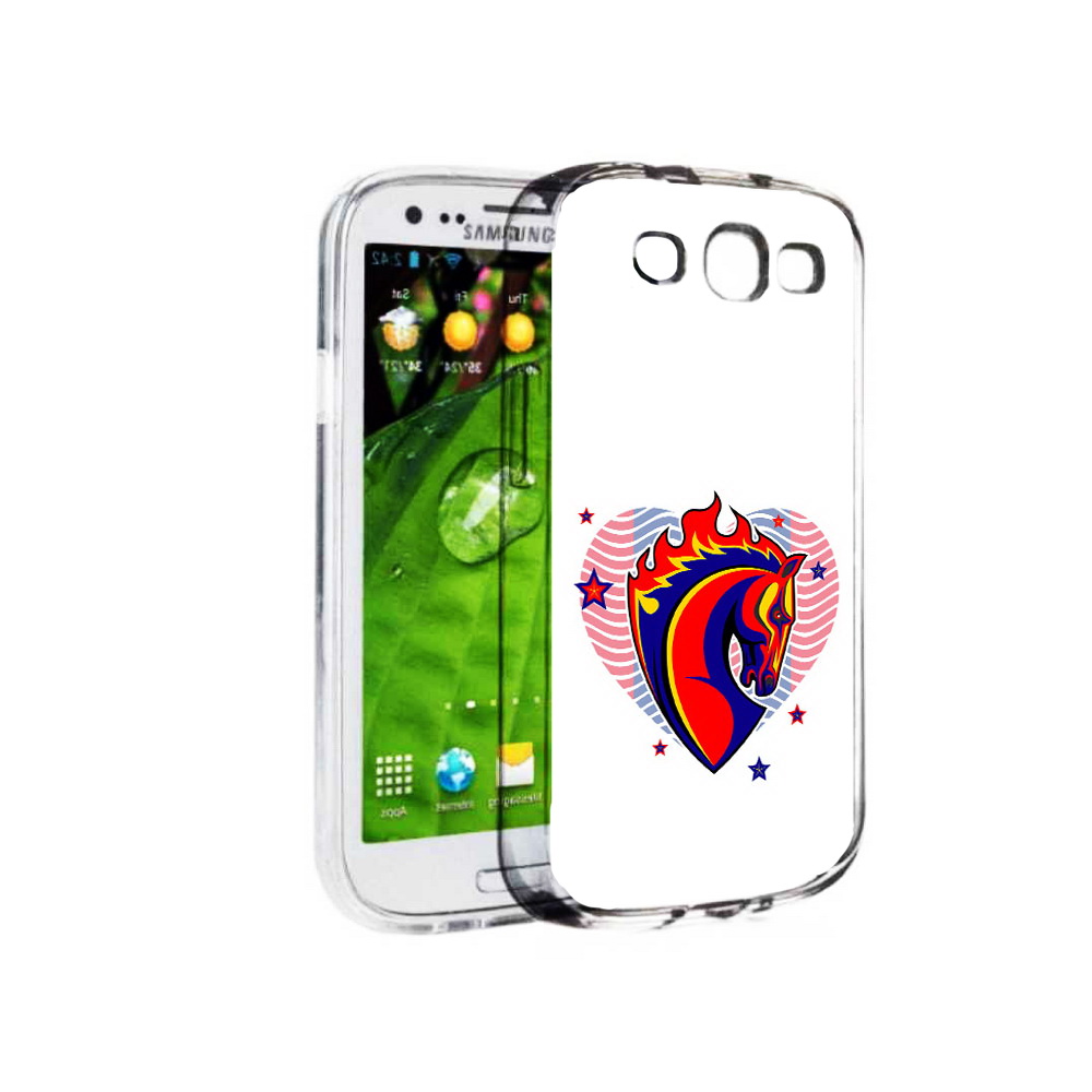 

Чехол MyPads Tocco для Samsung Galaxy S3 ФК ЦСЛ Лошадь (PT123108.507.180), Прозрачный, Tocco