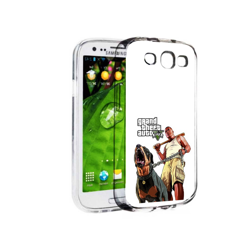 

Чехол MyPads Tocco для Samsung Galaxy S3 GTA грозная собака (PT123108.507.18), Прозрачный, Tocco