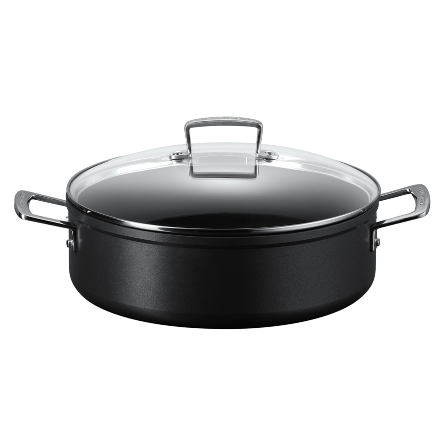 фото Сотейник со стеклянной крышкой le creuset toughened non-stick 28х9 см, алюминий