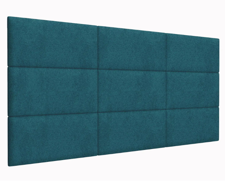 

Мягкое изголовье кровати Velour Green 30х60 см 1 шт., Зеленый