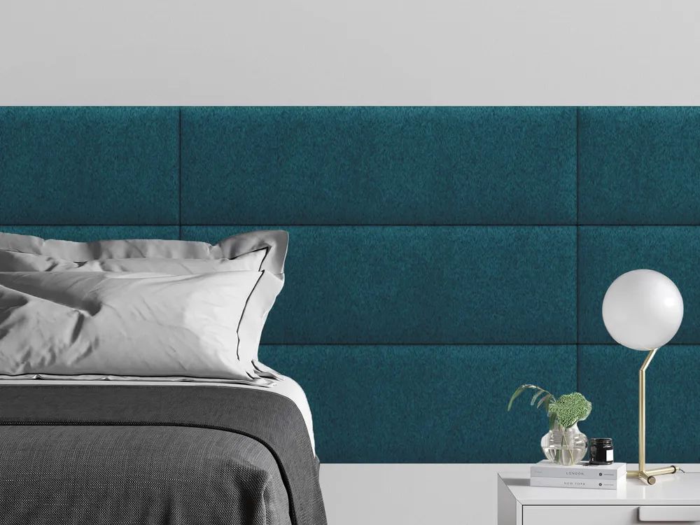 

Мягкое изголовье кровати Velour Green 30х100 см 4 шт., Зеленый