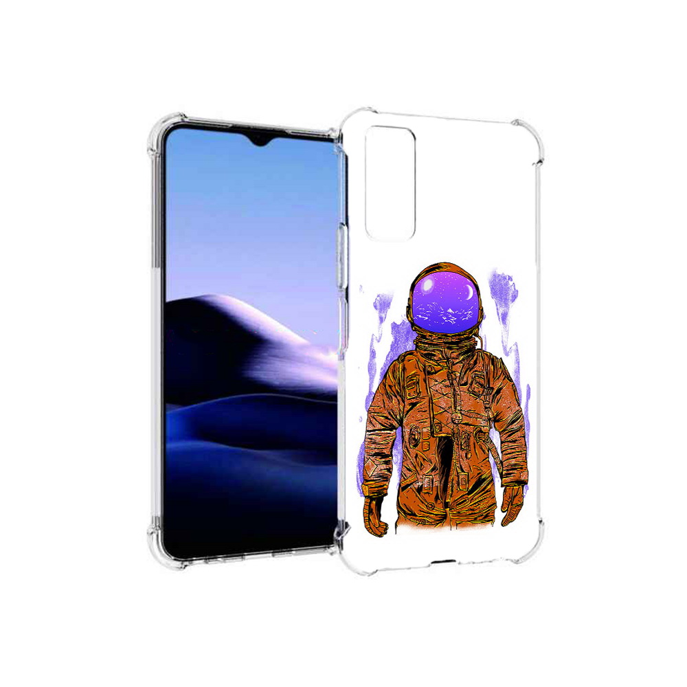 

Чехол MyPads Tocco для Vivo Y20 нарисованный мужчина в скафандре (PT154038.379.510), Прозрачный, Tocco