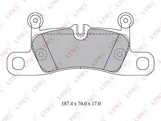 

Тормозные колодки LYNXauto дисковые BD8029