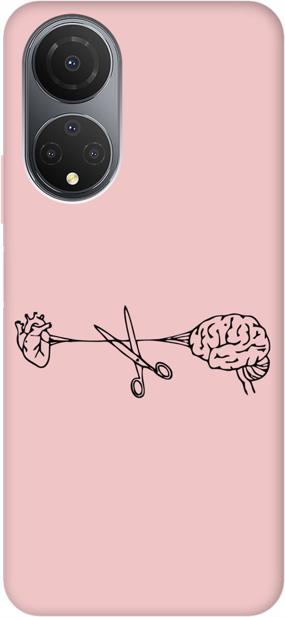 

Силиконовый чехол на Honor X7 "Cut It" розовый, Розовый;черный, 158578