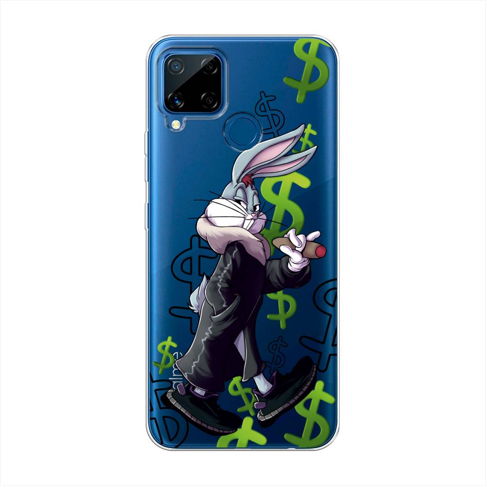 

Чехол на Oppo Realme C15 "Rich Bugs Bunny", Зеленый;черный;голубой, 255050-6