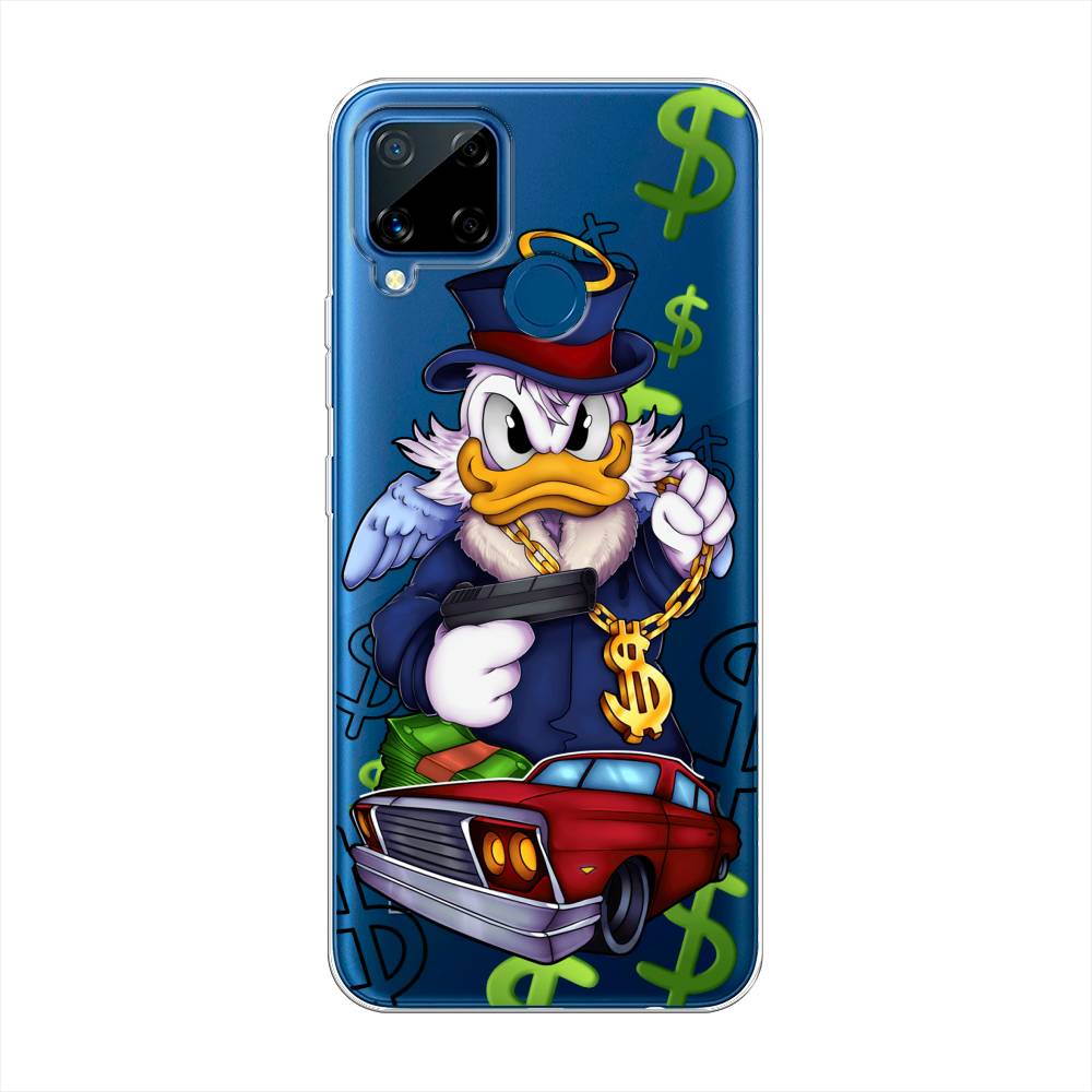 

Чехол на Oppo Realme C15 "Scrooge McDuck with a Gold Chain", Красный;синий;белый, 255050-6