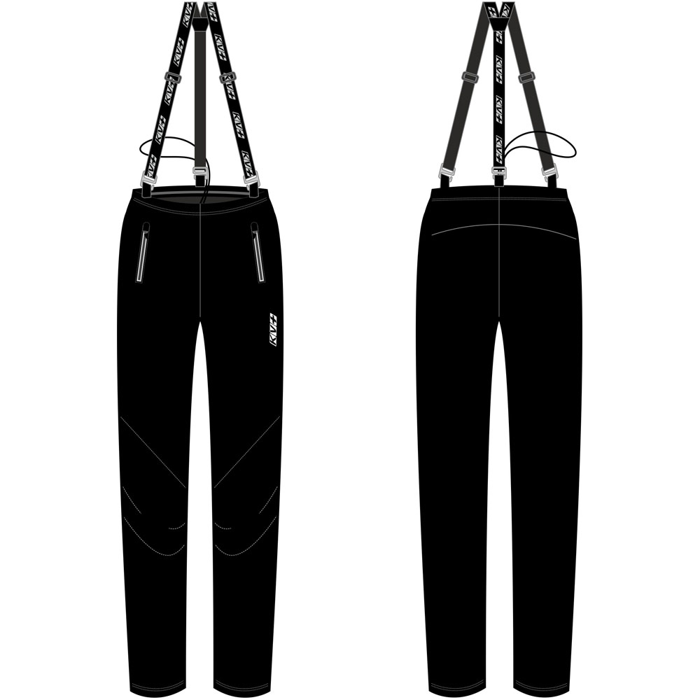 Спортивные брюки KV+ Cross С Лямками black 3XL INT