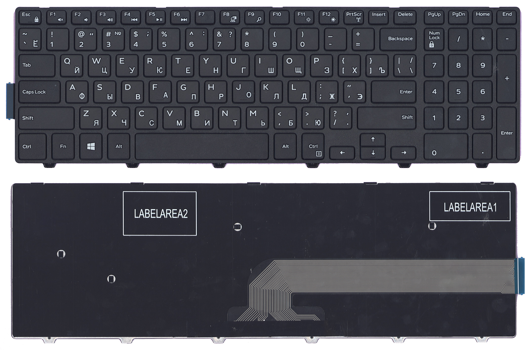

Клавиатура NoBrand для ноутбука Dell Inspiron 15-5000, 5547, 5521, 5542