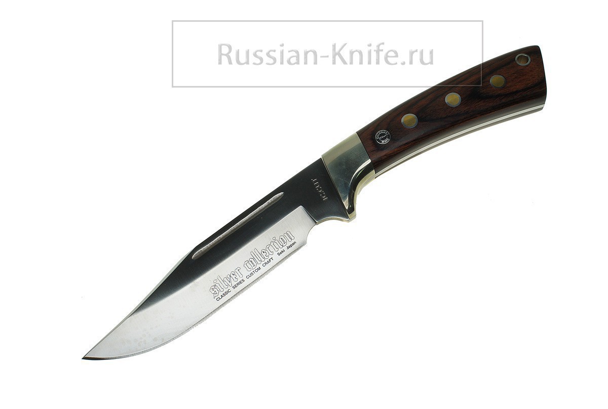 

Нож ручной работы IC.CUT, красное дерево махогон, 726/WP