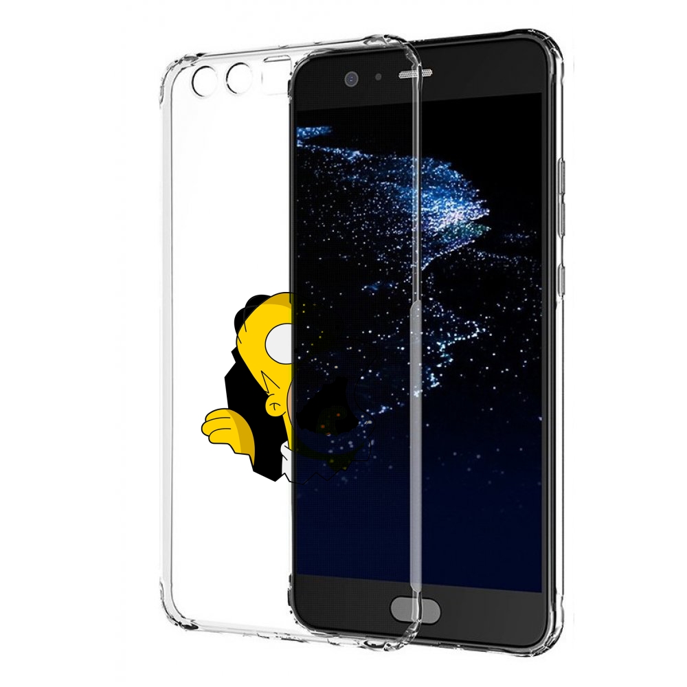 

Чехол бампер MyPads гомер-голодный для Huawei P10 Plus противоуд, Прозрачный, Tocco