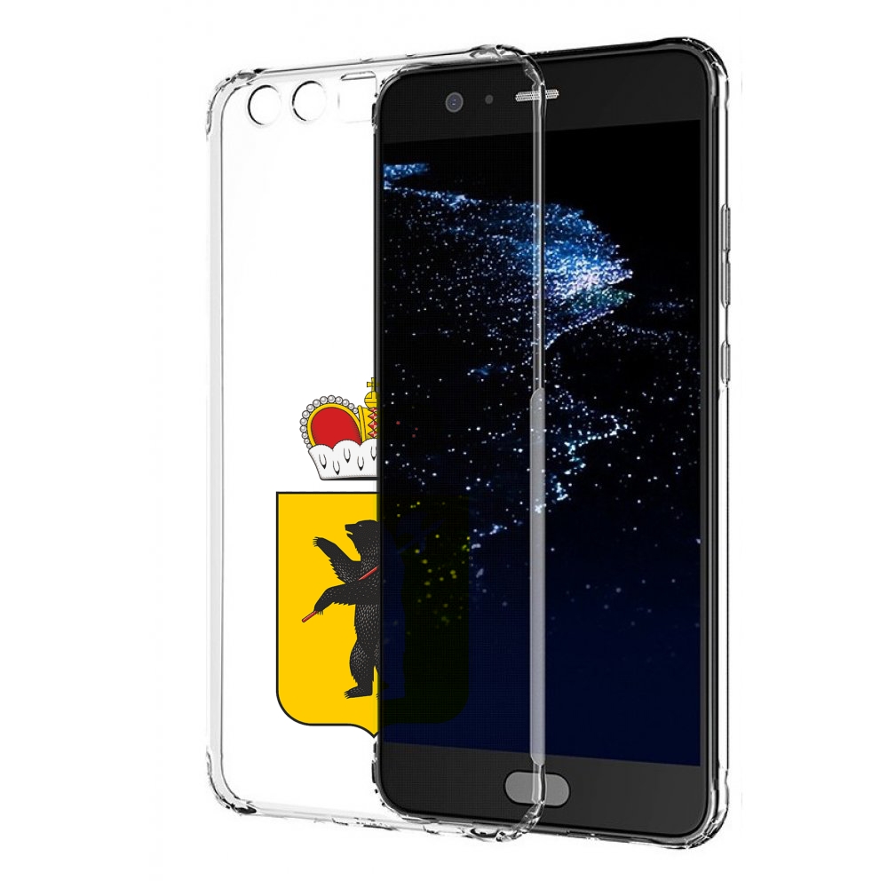 

Чехол бампер MyPads герб-ярославская-область для Huawei P10 Plus, Прозрачный, Tocco