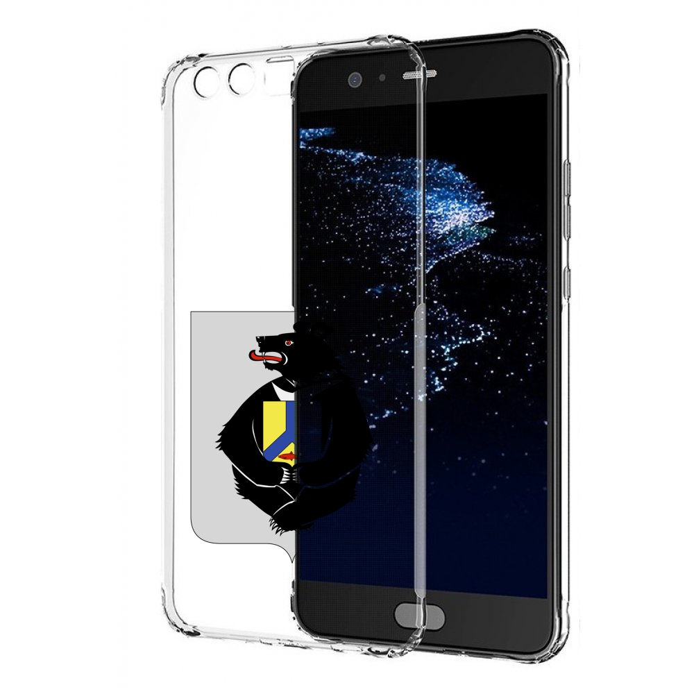 

Чехол бампер MyPads герб-хабаровскии-краи для Huawei P10 Plus, Прозрачный, Tocco