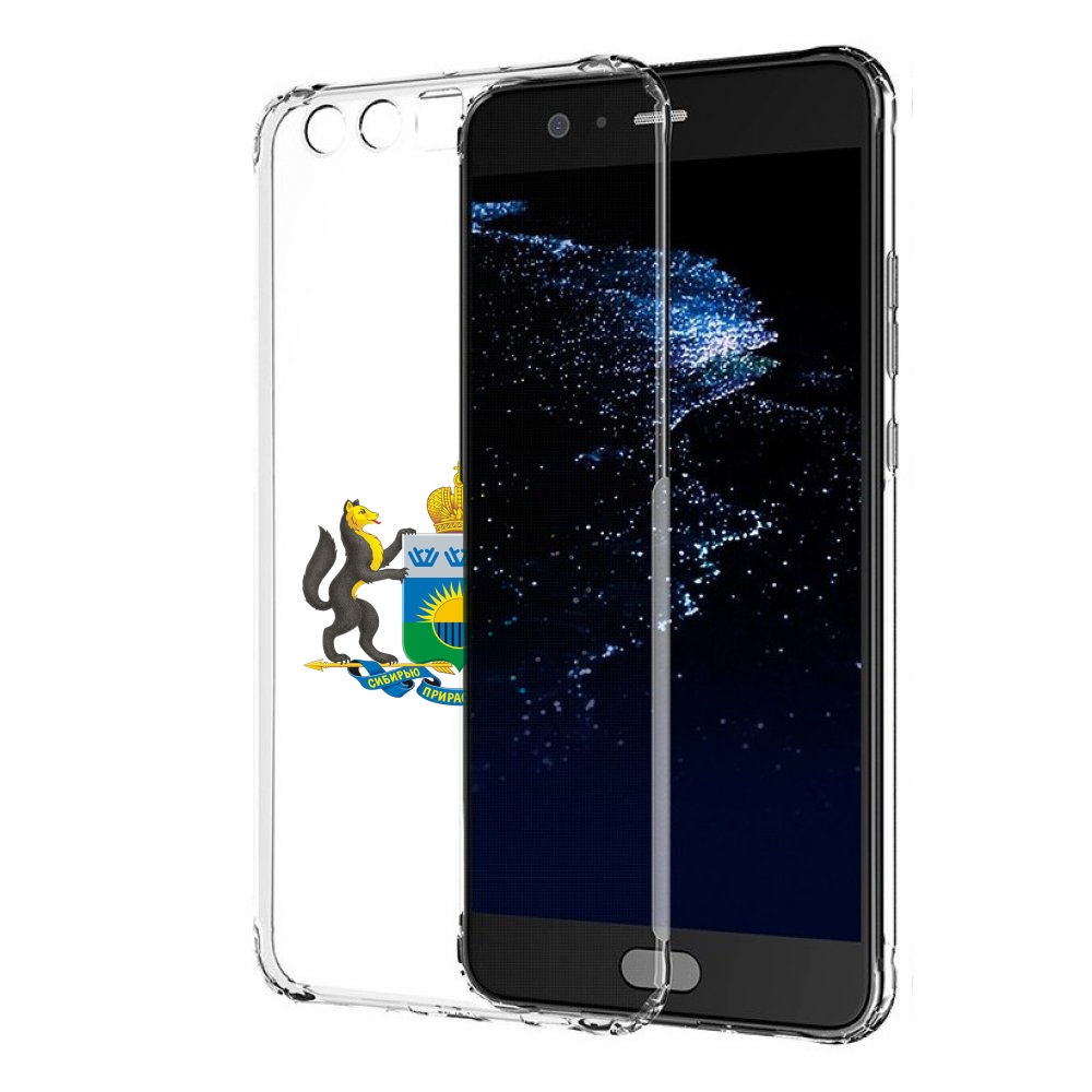 

Чехол бампер MyPads герб-тюменская-область для Huawei P10 Plus п, Прозрачный, Tocco