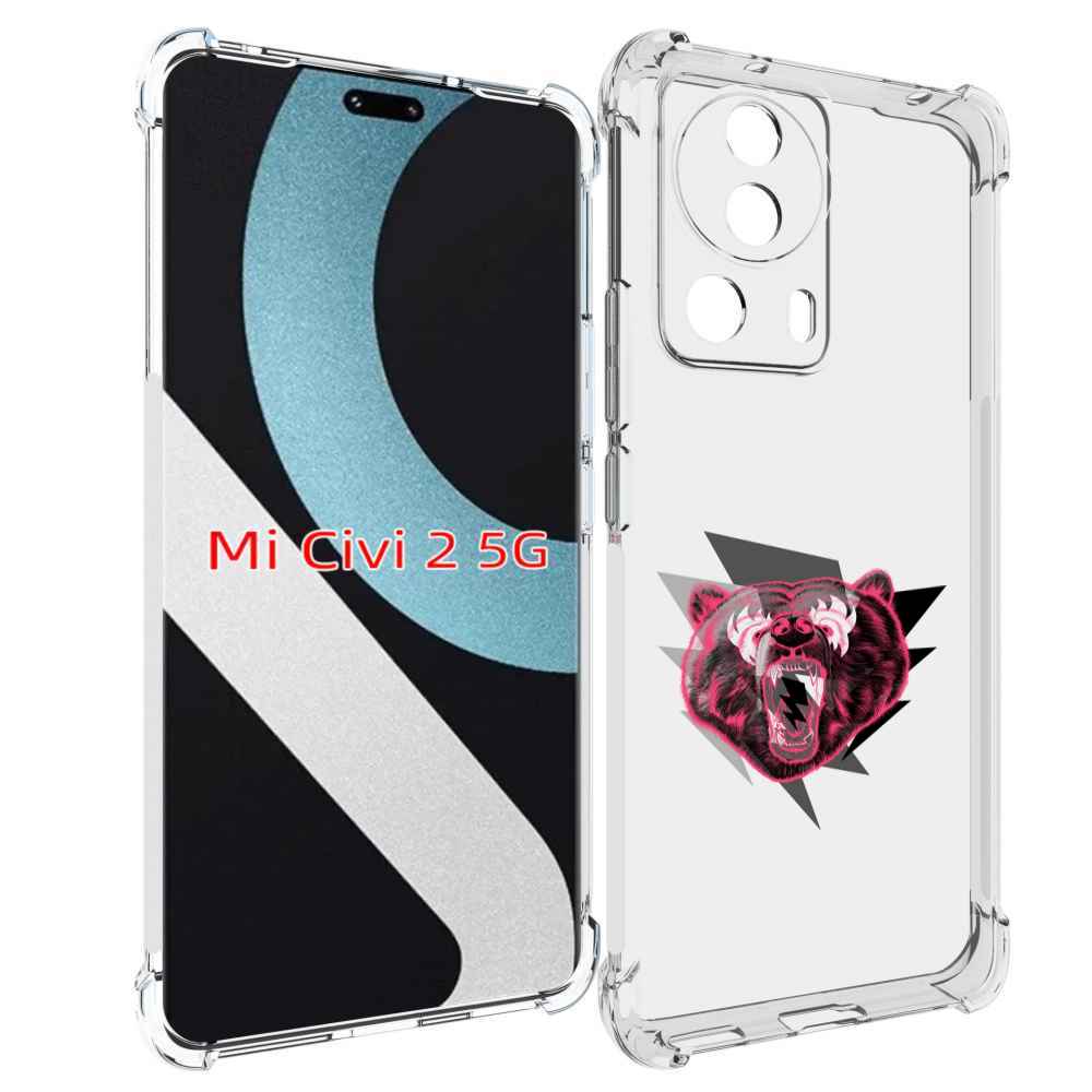 

Чехол MyPads грозовой медведь для Xiaomi Civi 2, Прозрачный, Tocco