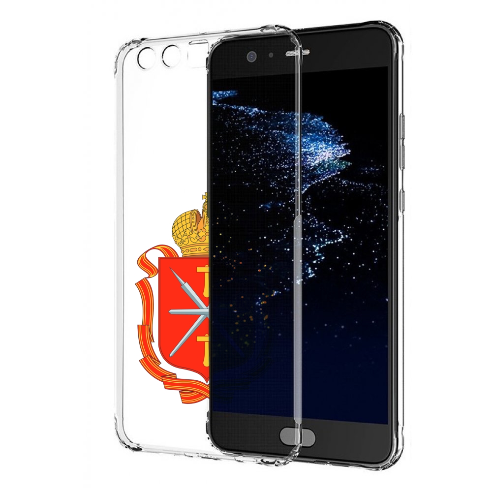 

Чехол бампер MyPads герб-тульская-область для Huawei P10 Plus пр, Прозрачный, Tocco