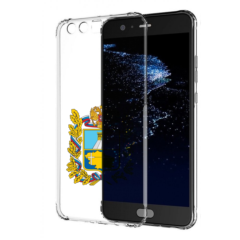 

Чехол бампер MyPads герб-ставропольскии-краи для Huawei P10 Pl, Прозрачный, Tocco