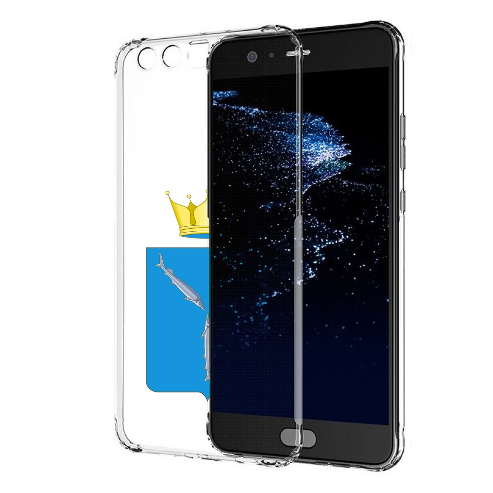 

Чехол бампер MyPads герб-саратовская-область для Huawei P10 Plus, Прозрачный, Tocco