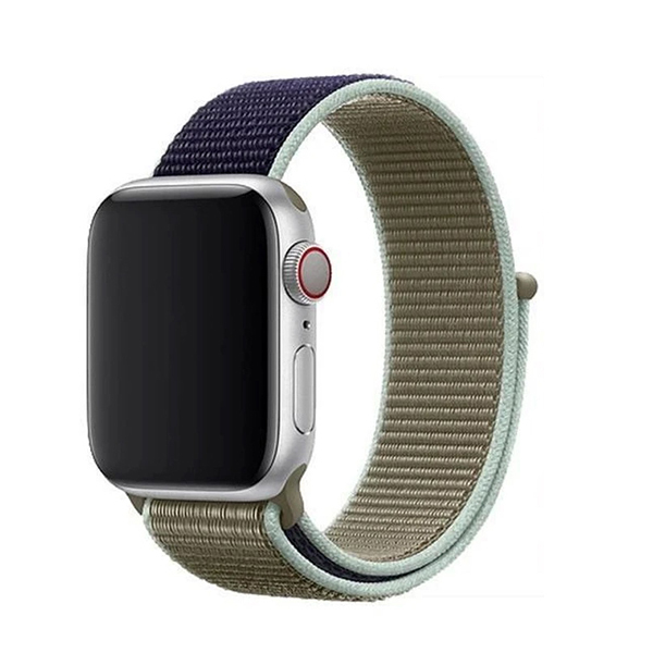 

Ремешок нейлоновый для Apple Watch 42/44мм (46), хаки, на липучке
