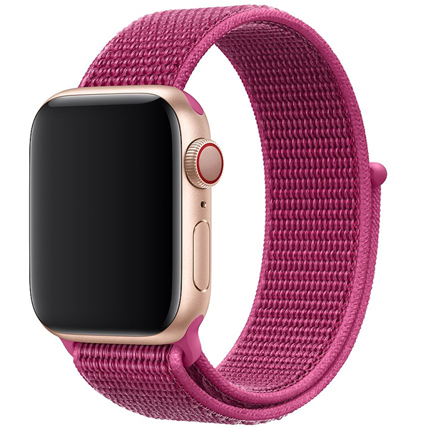

Ремешок нейлоновый для Apple Watch 42/44мм (42), пурпурный, на липучке