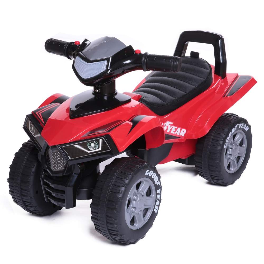 Каталка детская Babycare Super ATV Красный кожаное сиденье 4090₽