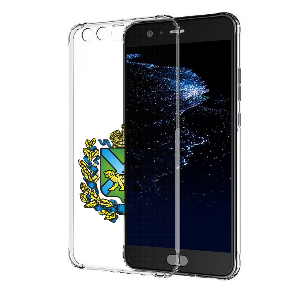 

Чехол бампер MyPads герб-приморскии-краи для Huawei P10 Plus п, Прозрачный, Tocco