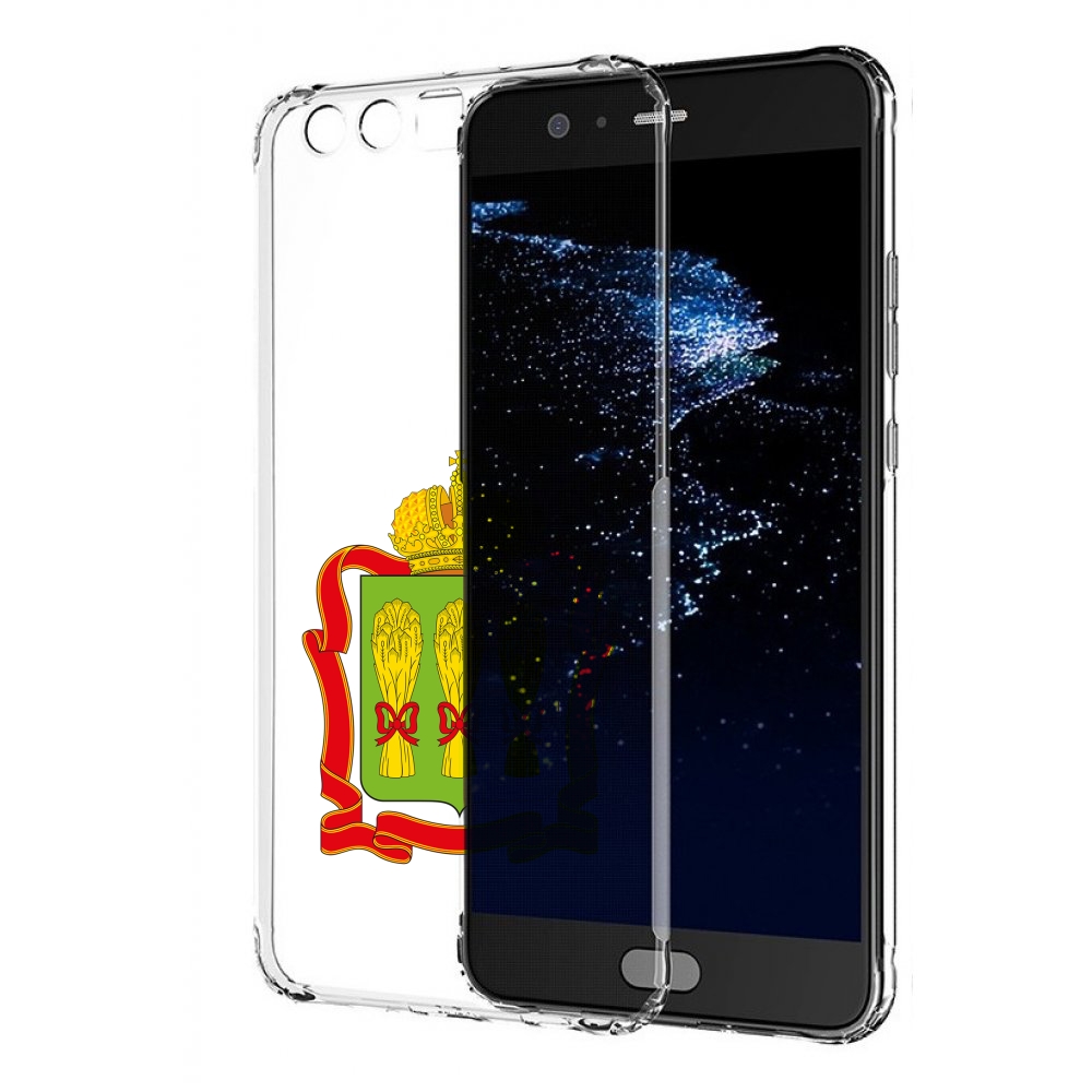 

Чехол бампер MyPads герб-пензенская-область для Huawei P10 Plus, Прозрачный, Tocco