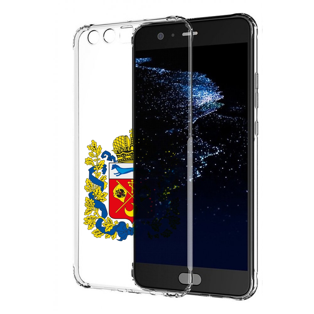 

Чехол бампер MyPads герб-оренбургская-область для Huawei P10 Plu, Прозрачный, Tocco