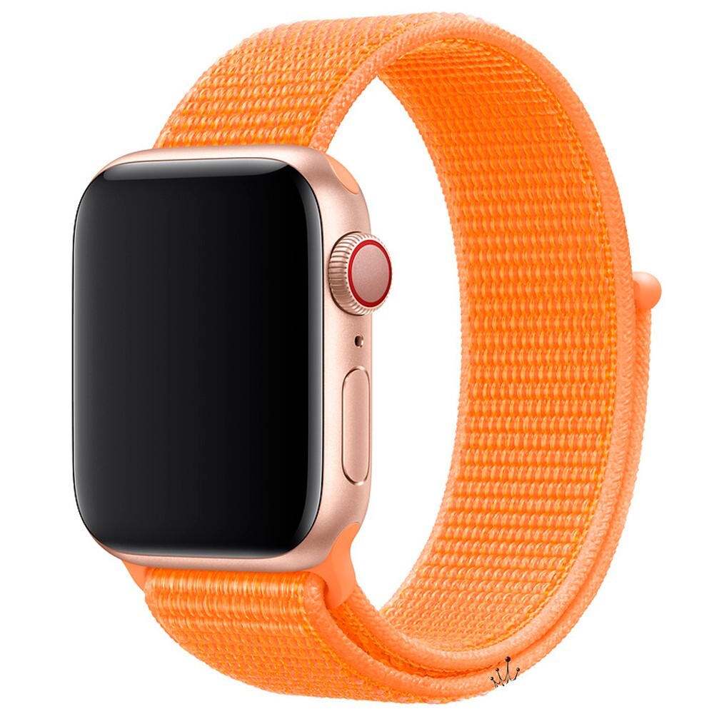

Ремешок нейлоновый для Apple Watch 42/44мм (38), папайя, на липучке