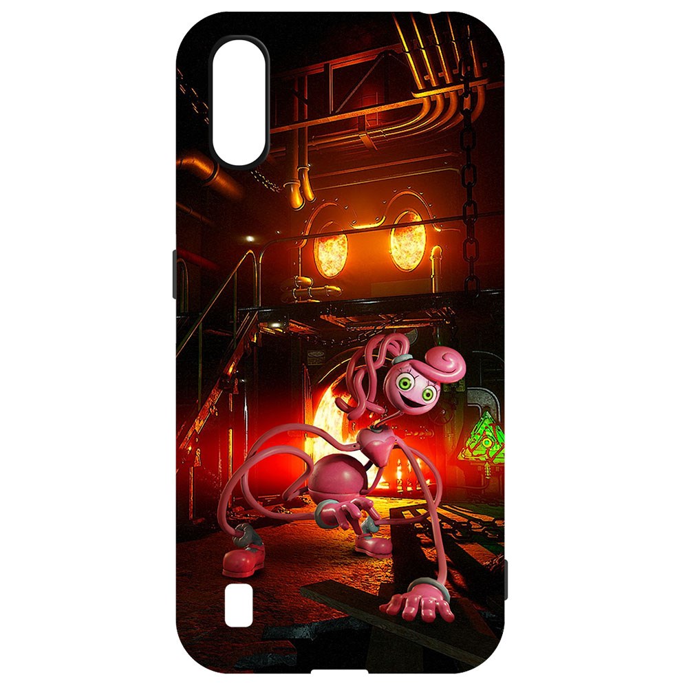 

Чехол-накладка Софт Хаги Ваги - Мама Длинные Ноги для Samsung Galaxy M01 (M015), Черный