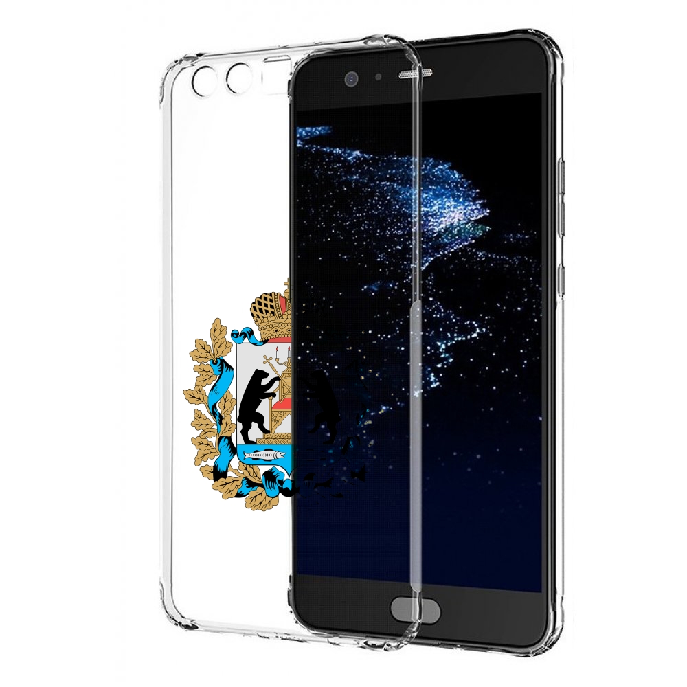 

Чехол бампер MyPads герб-новгородская-область для Huawei P10 Plu, Прозрачный, Tocco