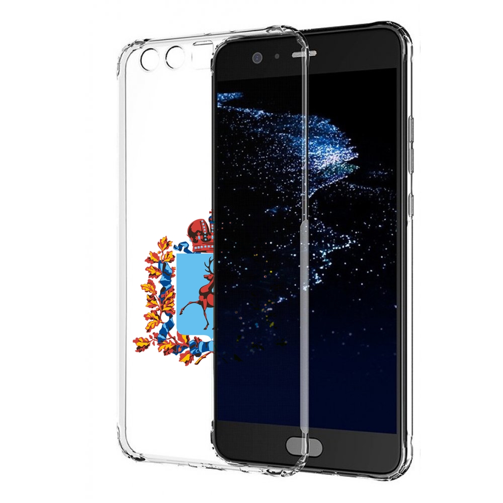 

Чехол бампер MyPads герб-нижегородская-область для Huawei P10 Pl, Прозрачный, Tocco