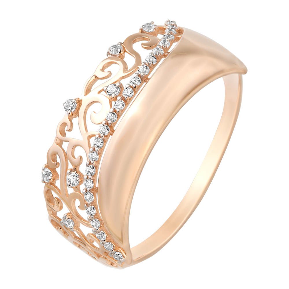 

Кольцо из золота р. , 585Gold 301007329, фианит, 301007329