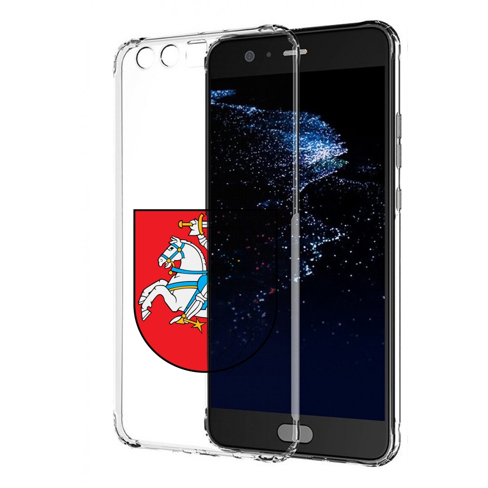 

Чехол бампер MyPads герб-литва для Huawei P10 Plus противоударный, Прозрачный, Tocco