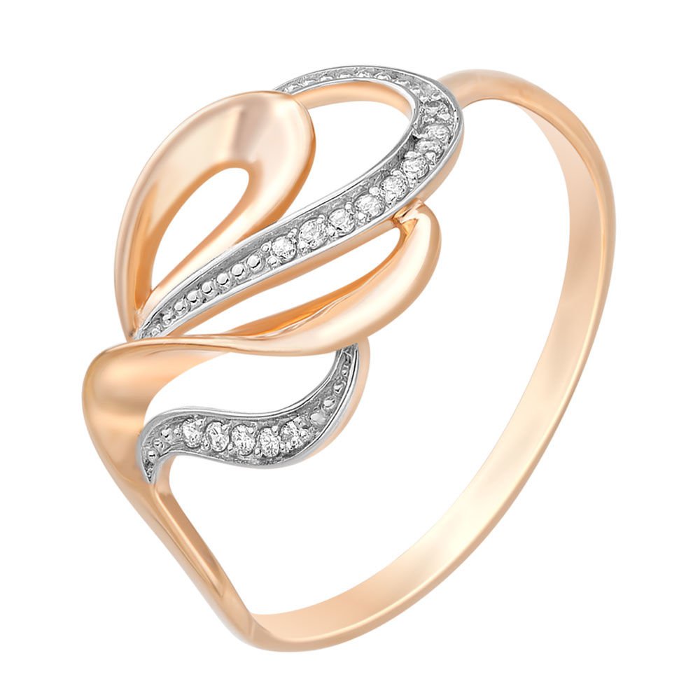 

Кольцо из золота р.  585Gold 301002952, фианит, 301002952