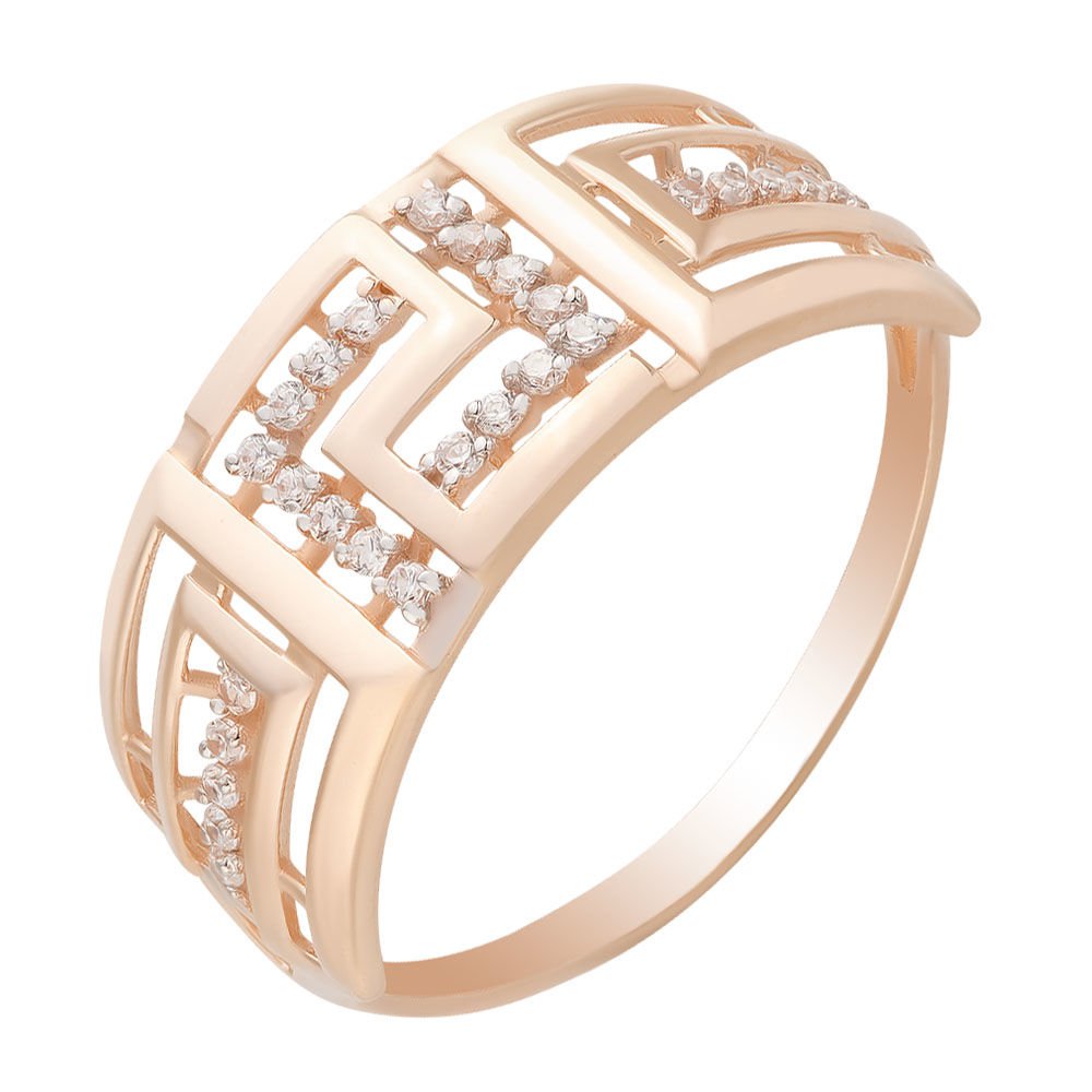 

Кольцо из золота р.  585Gold 301007354, фианит, 301007354